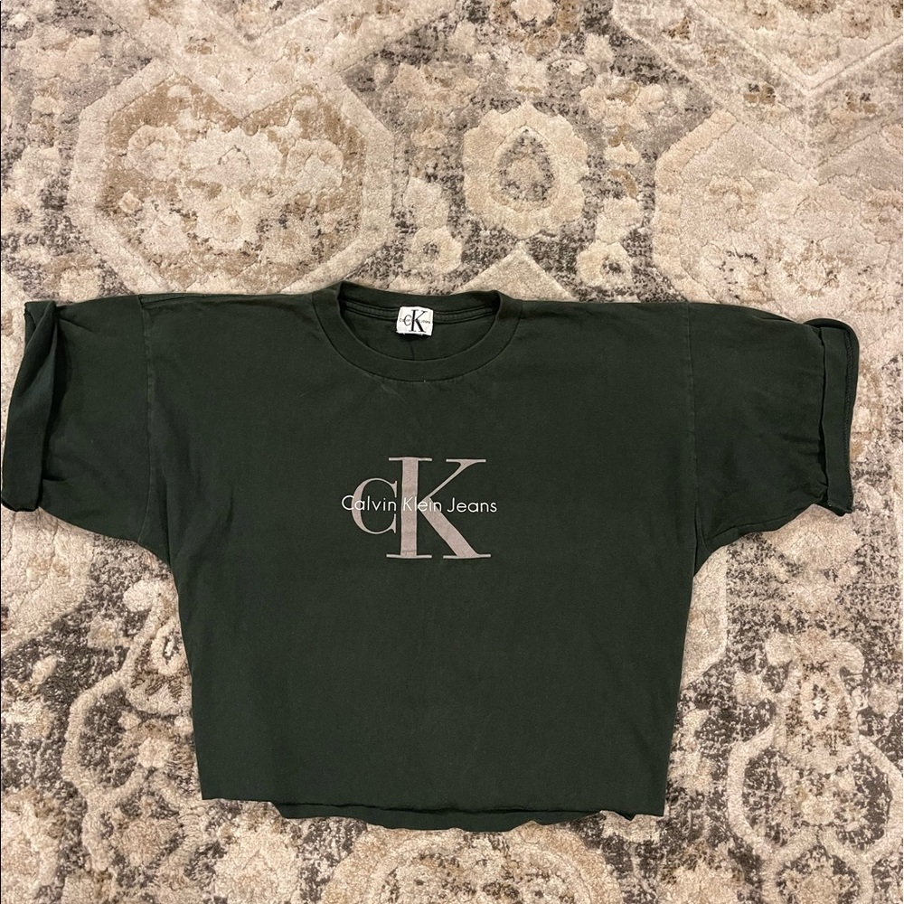 Calvin Klein Jeans cropped t shirt